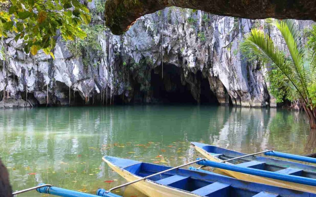 How can I get around Palawan and visit multiple destinations like El Nido, Coron, and the Underground River?